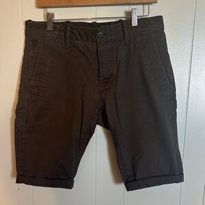 G Star Raw solid brown cotton shorts
Size 34